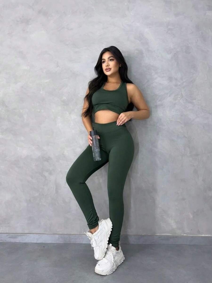 Suplex Power Straight Legging Pants - 綠色 - 查看 1