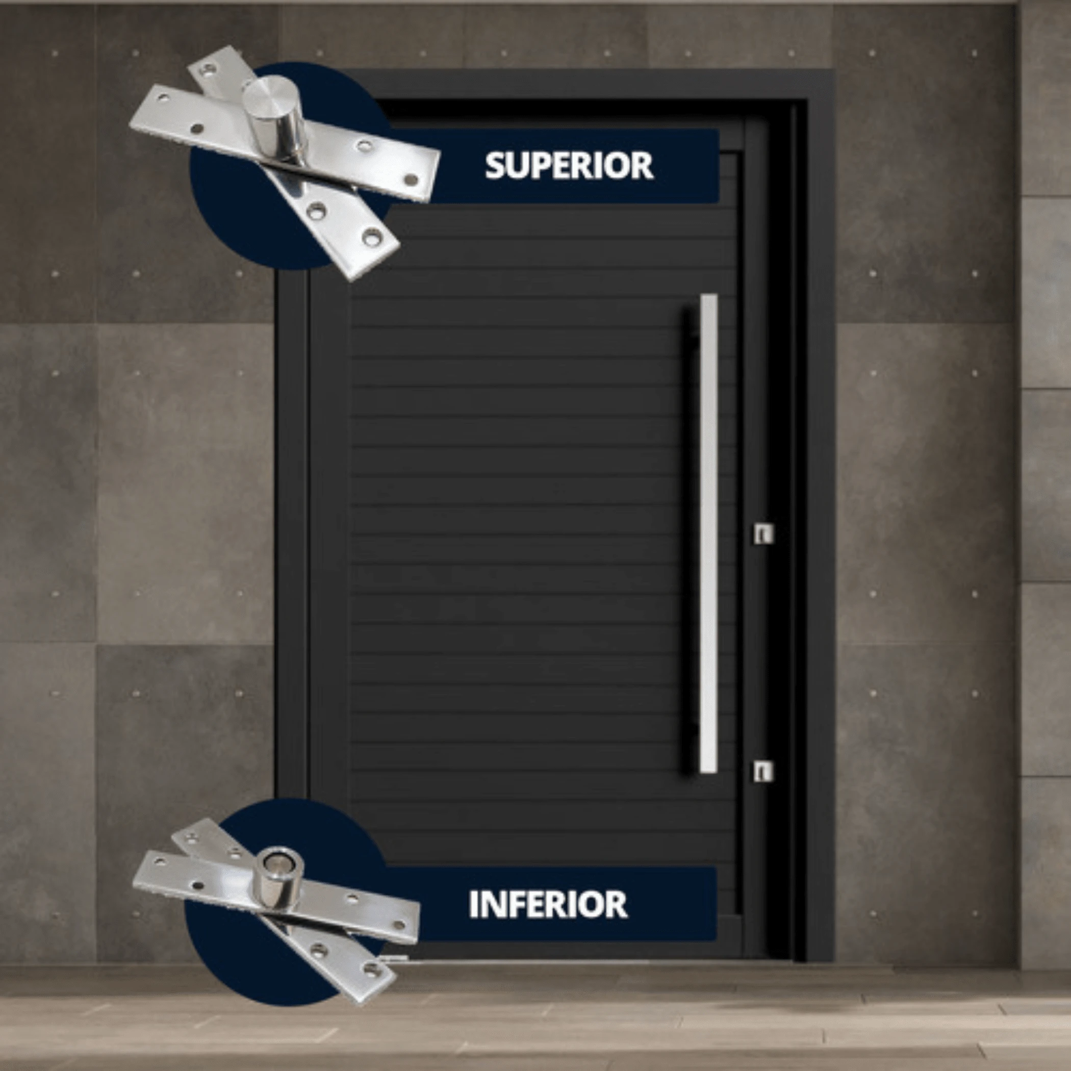 Pivot Pin Hinge For 500kg Stainless Steel Doors RTA Moveis for Sale