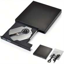 External DVD Drives Slim USB 2.0 CD Drives ROM Combo Drive Writer Player - 變體1 - 查看 2