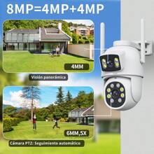 2nlf® Cámara De Segurida d Wifi Hd 8mp Con Alarmaa Ip Aplicación IPC360home - Blanco - Ver 5