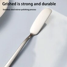 Bộ dao phết kem bằng thép không gỉ tiên tiến - Dao phết kem và phô mai đa năng, thích hợp cho nhà bếp và dịch vụ ăn uống - Nhiều màu - Xem 5