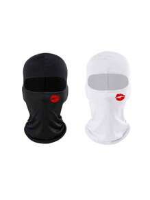 2pcs/1pc Unisex Printed Balaclava Face Mask, Single Hole Hat, Suitable For Daily Use, Outdoor Travel, Hiking, Cycling, Skiing, Ice Skating - Multicolor - View 3