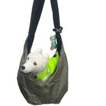 1 cor aleatória, nova bolsa multifuncional para cães e gatos com grande capacidade e ombro portátil e transporte cruzado