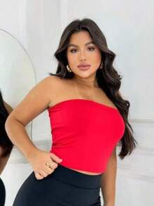 4 PIECE KIT WOMEN'S STRAP-OFF TUBE TOP SUPLEX LIGHT DOUBLE LINING SUMMER FASHION - Multicolor - View 4