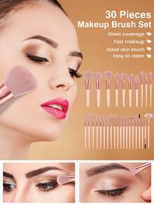 Bộ sản phẩm kết hợp đầy đủ 44/39/34 chiếc cọ trang điểm và mút trang điểm. Bao gồm 30 chiếc cọ trang điểm, bộ cọ trang điểm mềm, cọ mỹ phẩm, cọ làm đẹp, cọ phấn mắt, cọ kẻ lông mày..., Bộ cọ, Bộ cọ trang điểm, Bộ cọ trang điểm, Bộ trang điểm hoàn chỉnh, Bộ cọ trang điểm, Bộ trang điểm hoàn chỉnh, Bộ cọ, Cọ trang điểm, Bộ quà tặng trang điểm - Hồng - Xem 11