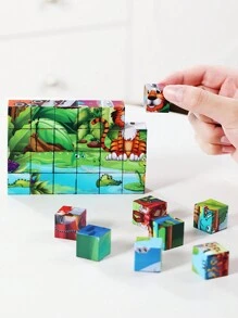 Magnetische Bausteine Kleinkinderspielzeug, 16 Stück, 32 Stück, 64 Stück, 96 Stück, transparente Bauklötze Spielzeug, vorschulisches MINT Magnet Sensorik Montessori Spielzeug für 3 4 5 6 jährige Jungen und Mädchen - Verschiedenfarbig - Übersicht 11