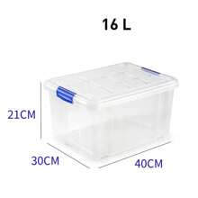 Cajas De Storage De Plastico, 16L/25L/35L/60L, Libres De BPA, Accessories For The Organization Of The Home And The Food Storage, Accessories For The Kitchen And The Dormitory - 40*30*21CM - 查看 2