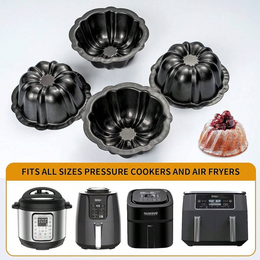 1pc Cake Pan Nonstick Cake Pans Oven Baking Mold Round Pumpkin Shaped