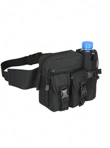 Bolsa Pochete/Bolsa de Cintura Masculina para Acampamento, Pesca, Viagem, Caminhada, Garrafa de Água, Esportes ao Ar Livre, Escalada, Bolsa de Quadril, Bolsa de Ombro, Mochila, Bolsa de Peito, Bolsa de Halloween, Natal, Ação de Graças, Férias, Bolsa Mensageiro, Bolsa de Couro, Bolsa de Ombro, Grande Capacidade, Multifuncional, Portátil, Moda Casual, Presente