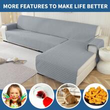 Ystyle Sofa Cover With Left Right Peninsula, Universal Corner Sofa Cover, Stretch Chaise Longue Sofa Cover, L-Shaped Sofa Cover