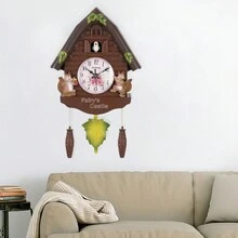 Đồng hồ treo tường Cuckoo phong cách cổ điển, báo thức treo, im lặng cho văn phòng, đồng hồ quả lắc treo tường, đồng hồ cúc cu treo tường phòng trẻ em, đồng hồ quả lắc hình chim, đồng hồ cúc cu chạy bằng pin, không tích tắc, đồ trang trí cho trẻ em, đồ trang trí nội thất, nhà bếp, đồng hồ trang trí 3D theo phong cách Bắc Âu, phòng ngủ, phòng tắm, số Ả Rập, văn phòng, trường học tại nhà, thạch anh - Nhiều màu - Xem 10