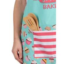 Cotton Chef Kitchen Apron - 28"X32", Adjustable, With Front Pocket, Machine Washable - thợ làm bánh sẽ nướng - Xem 7