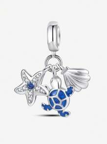 1 pieza Cuentas de plata de ley 925 con lindas huellas de mascotas, adecuado para pulseras y brazaletes de mujer, manualidades de joyería y como decoración diaria a juego con el atuendo para niñas