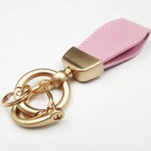 1pc Personalized Microfiber Leather Multicolour Keychain - Durable, Customized Engraved Name Minimalist Car Keychain, Ideal Gift For Women And Man,Customized Keychains & Accessories,Easy Comfort - Multicolor - View 18