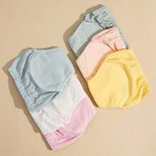 2pcs/1pc Training Pants Set For Teenagers-Waterproof And Washable Diapers, Suitable For Boys And Girls, Learning To Use Bedpans. - Solid Color Cloth Diapers - View 3