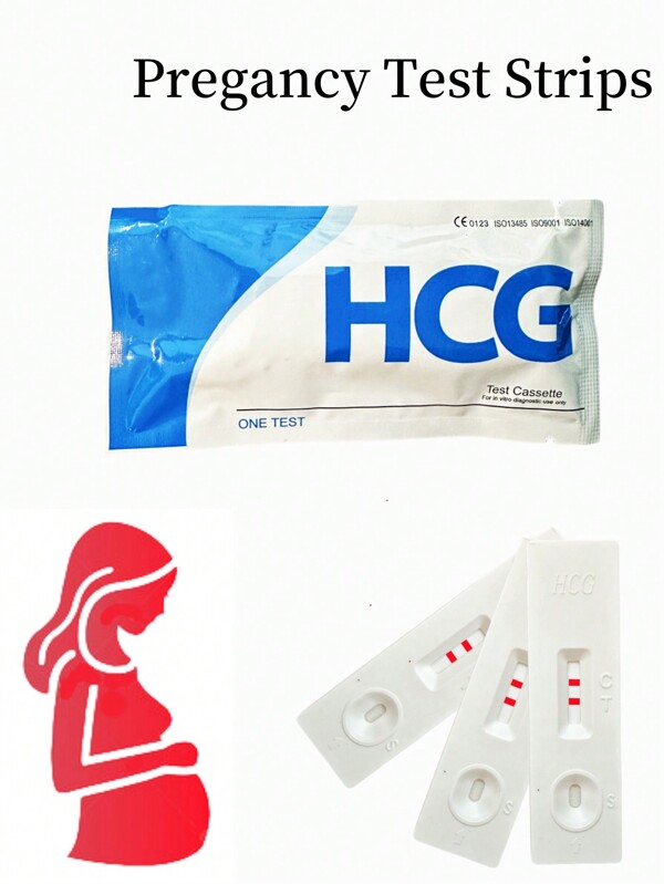 3/5/10 Pcs Tiras de teste de gravidez descartáveis, caneta de teste de gravidez de alta precisão para preparação de gravidez