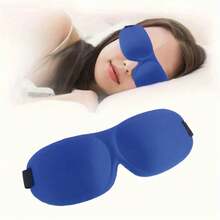 3D Stereoskopische Schlaf-Augenmaske, Schlaf-Zaubergedächtnis-Schaum Schwarz Abdunkelung Atmungsaktiver Augenschutz Reisenotwendigkeiten