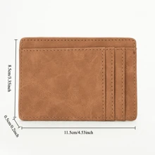 1pc Credit Card Holder Wallet, Bank ID Card Holder Case, Double-Sided Card Slots, Multi-Color Options, Chinese New Year, Valentine's Day, Spring/Summer Holiday, Travel Gift - Multicolor - View 4