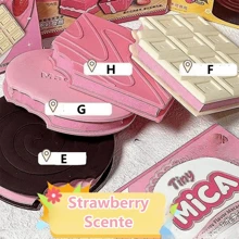 80صفحة/مجموعة دفتر ملحوظات جيب مزين بتصاميم الشوكولاتة والقشدة والفراولة العطرية، بشكل بسكويت وكعكة، قابل للتمزيق، هدية ممتعة للأصدقاء والمكاتب ،لوازم مدرسية