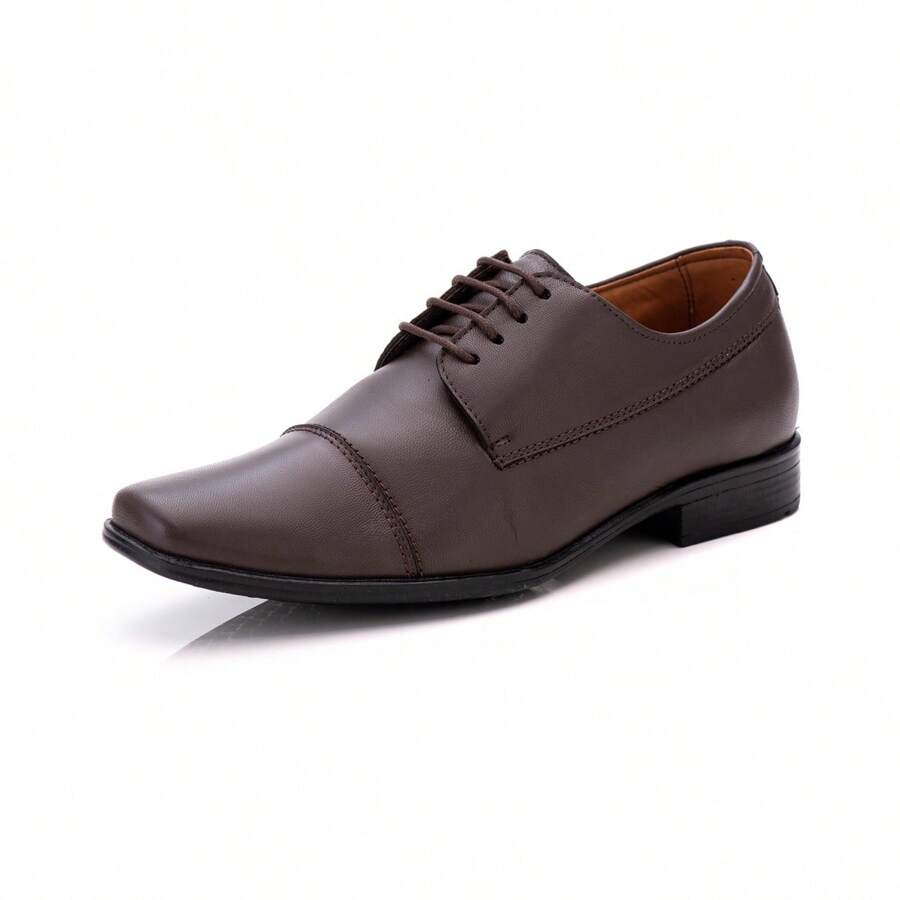 UltraConfort Men's Dress Shoe In Genuine Leather - 咖啡棕 - 查看 1