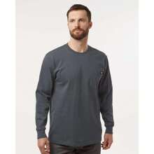 Dickies - Traditional Heavyweight Long Sleeve T-Shirt - WL50 - 木炭 - 查看 1