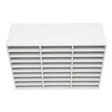 ZhdnBhnos LINSIE Literature Organizer, 27 Compartments Paper Storage Cabinet Mail Organizer, 31.5 X 12 X 21.69 Inch Desktop File Sorter Mail Center Mailbox School Classroom Keepers For Home&Office, White The Best Gift/Present For Family&Friends Happy Christmas - White - View 3