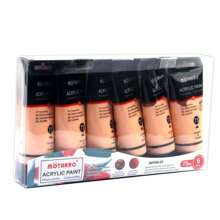 Motarro* 管装丙烯颜料，适合艺术初学者、业余画家、画布、岩石、木材、陶瓷（75 毫升 2.6 盎司）