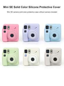 Soft Silicone Protective Case Cover Designed For Mini SE Camera, Scratch Resistant, Waterproof, Shockproof, Fit Perfectly - Multicolor - View 3