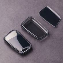 1 Vỏ chìa khóa điều khiển từ xa bằng TPU cho xe hơi, phù hợp với các mẫu xe VW Magotan B8 Superb Skoda A7 Passat 2015-2020, phụ kiện ô tô không cần chìa khóa - Dòng trong suốt - Xem 10