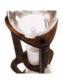 ZhdnBhnos ZhdnBhnos LINSIE Iced Coffee Cold Brew Drip Tower 600ML/20.29OZ Capacity Sharing Pot Cold Brew Coffee Maker 6 To 8 Cups, Ice Coffee Machine For Home Coffee Shops Offices(Brown) The Best Gift/Present For Family&Friends Happy Christmas