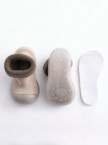 1 Pair Kids Anti-Slip Animal Printed Indoor Slippers/Socks