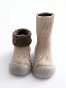 1 Pair Kids Anti-Slip Animal Printed Indoor Slippers/Socks