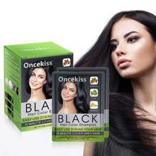 VERONNI 0.845 液量盎司 * 10 件装天然染发洗发水，草本成分半永久性染发霜，男女皆宜 - 彩色 - 查看 11