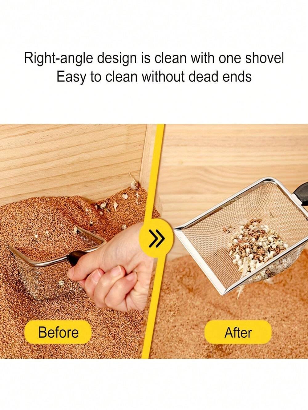 Stainless Steel Pet Pooper Scooper EasyToUse Tool For Dogs And Cats