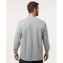 Dickies - Traditional Heavyweight Long Sleeve T-Shirt - WL50 - 希瑟.格雷 - 查看 3