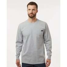 Dickies - Traditional Heavyweight Long Sleeve T-Shirt - WL50 - 希瑟.格雷 - 查看 1