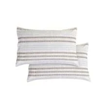 Mocassi Floral And Stripe Pattern Pillowcases - Hoa mộc lan - Xem 7