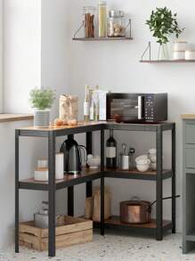 SONGMICS Shelving Unit, 30 X 75 X 150 Cm, 650 Kg Load Capacity (130 Kg Per Shelf), Industrial, Adjustable Storage Shelves, For Living Room, Kitchen, Garage, Rustic Brown And Black