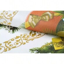 Printed TNT Christmas White Christmas Christmas Decoration Wall Tables Party Event Scenery From 1 To 10 Meters - 列印 - 查看 3