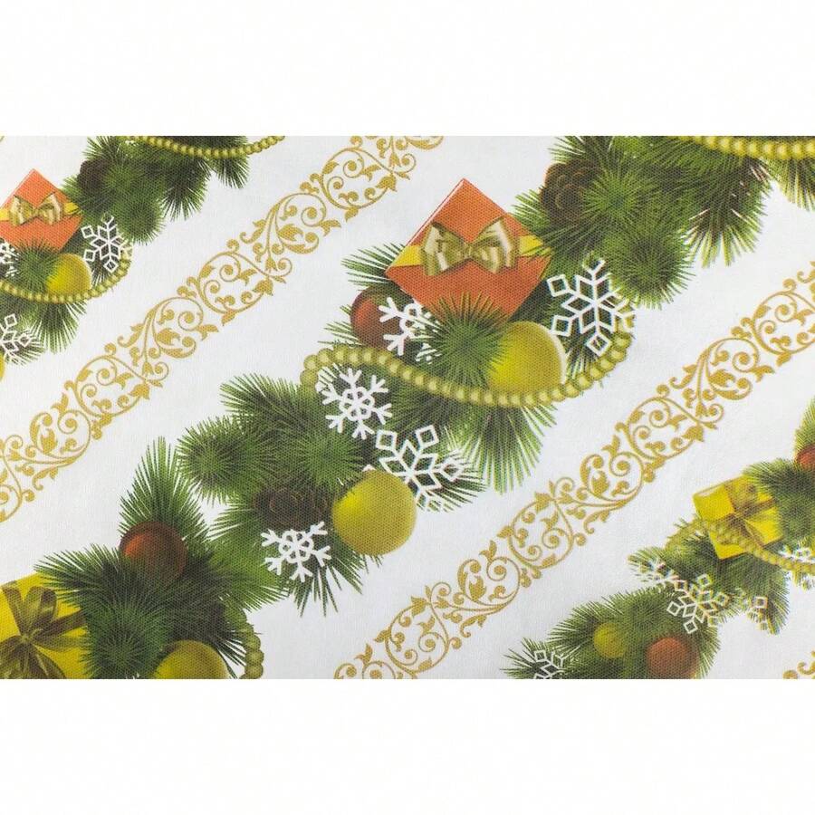 Printed TNT Christmas White Christmas Christmas Decoration Wall Tables Party Event Scenery From 1 To 10 Meters - 列印 - 查看 1
