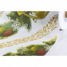 Printed TNT Christmas White Christmas Christmas Decoration Wall Tables Party Event Scenery From 1 To 10 Meters - 列印 - 查看 2