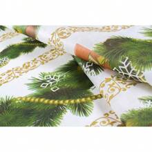 Printed TNT Christmas White Christmas Christmas Decoration Wall Tables Party Event Scenery From 1 To 10 Meters - 列印 - 查看 4