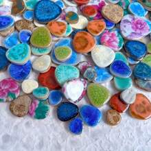 Gemas de vidrio fusible surtidas de 100g/200g para artesanía y arte de mosaico, fragmentos de vidrio de mosaico decorativo para proyectos DIY y decoración del hogar, esencial para la creación de diseños y proyectos de graduación - color sorpresa - Ver 6
