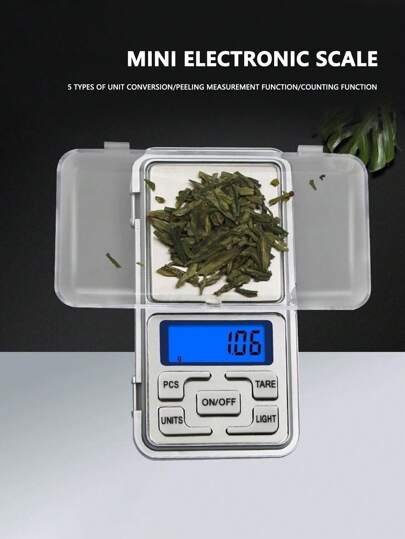 1 件数字迷你珠宝秤、厨房秤、可拆卸盖子、单位换算 GTTL Gnoz CT、200G 数字秤珠宝便携式袖珍秤 G 盎司、液晶显示屏、食物秤、黄金秤、茶秤。不含电池 [ 新年促销 ]