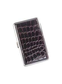 1 件男士多色皮革时尚便携式烟盒，适合男女日常使用，发饰，吸烟配件，香烟储存，烟嘴盒，Sigaretten Doos - 彩色 - 查看 9