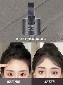 ETUDE Pang Pang Hair Shadow - Root Touch-Up & Volumizing Powder | Quick Fix For Thinning Hair, Natural Look, Travel-Friendly