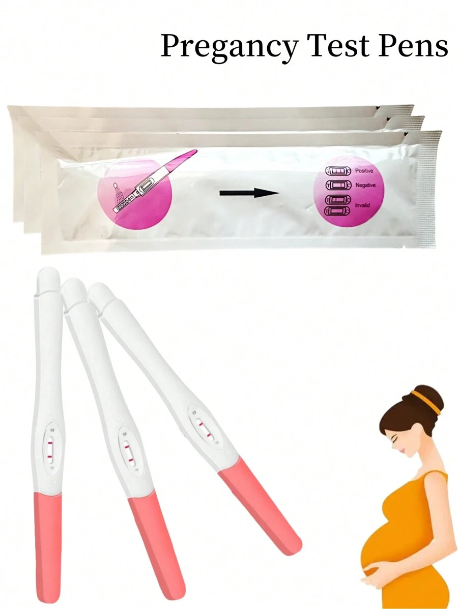 3/5/10 Pcs Disposable Pregnancy Test Pens ,High Precision Pregnancy Test Pen For Pregnancy Preparation