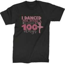 I Danced  Through 100 Days Of School  Mens T-Shirt - 紮染軟糖 - 查看 3