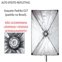 Save Shop Softbox Umbrella For Photographic Studio Lighting 50x70cm - 黑色 - 查看 2