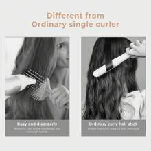 UKLISS Máy Sấy Tóc Đa Năng Lược Duỗi Uốn Tóc 4 Trong 1 Dụng Cụ Tạo Kiểu Tóc - Phích cắm loại C của EU (220-240V) - Xem 4